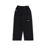 THE B4SE / STRAIGHT-LEG SWEATPANTS - BLACK