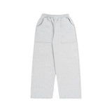 THE B4SE / STRAIGHT-LEG SWEATPANTS - HEATHER GRAY
