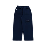 THE B4SE / STRAIGHT-LEG SWEATPANTS - NAVY