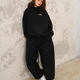 STATEMENT HOODIE - BLACK