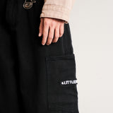 BARREL CARGO KHAKI PANTS [KC GIFT] - BLACK