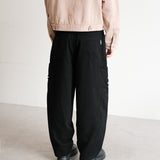 BARREL CARGO KHAKI PANTS [KC GIFT] - BLACK