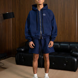 ESSENTIALS ZIP UP - NAVY