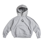 RECLAIM JOY BOXY HOODIE - HEATHER CHARCOAL