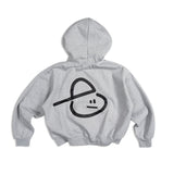RECLAIM JOY BOXY HOODIE - HEATHER CHARCOAL