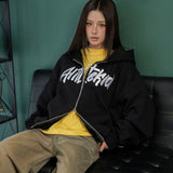 THE AUTOGRAPH ZIP UP - BLACK